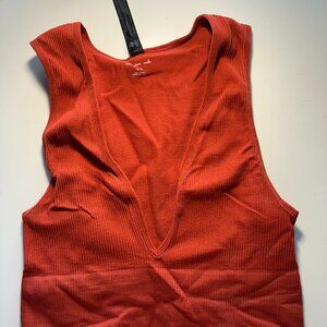 Urban Outfitters Out from Under Red Deep V Tank Top M